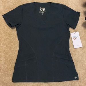 Barco navy blue scrub top